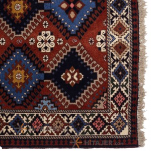 سجادة مصنوعة يدويًا مترين یلمه کود 174255