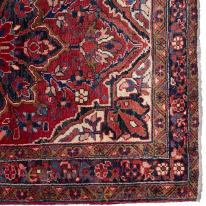 فرش دستباف قدیمی ذرع و نیم هریس کد 179091