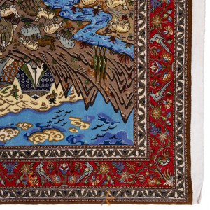 سجادة مصنوعة يدويًا ذرع ونصف قم كود 179079