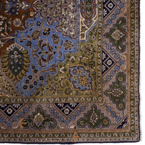 سجادة قدیمة مصنوعة يدويًا ثلاثة امتار قم كود 179083