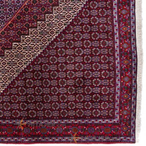 فرش دستباف قدیمی هفت متری سنندج کد 179018