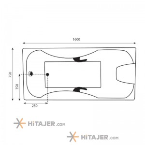 Badab bathtub and jacuzzi BA111