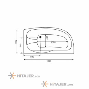 Badab bathtub and jacuzzi BA101
