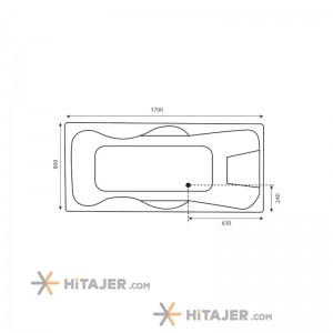 Badab bathtub and jacuzzi BA112