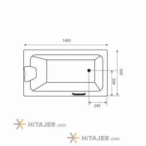Badab bathtub and jacuzzi BA113