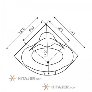Badab bathtub and jacuzzi BA202