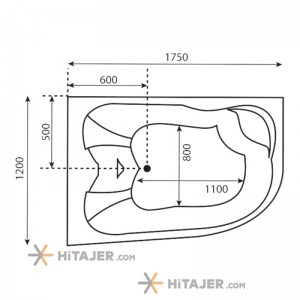 Badab bathtub and jacuzzi BA301