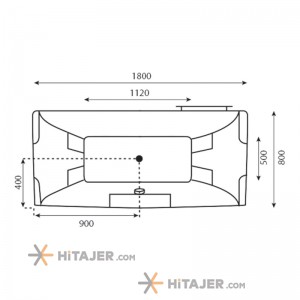 Badab bathtub and jacuzzi BA302