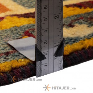 گبه دستباف قدیمی ذرع و نیم قشقایی کد 177071