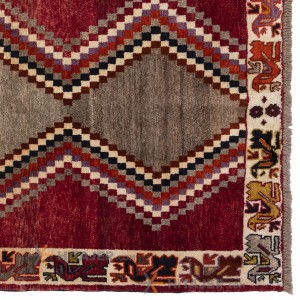 گبه دستباف قدیمی دو متری قشقایی کد 177084