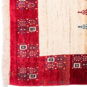 گبه دستبافت ذرع و نیم قشقایی کد 161038