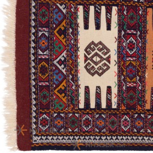 گلیم دستباف کناره طول دو متر خراسان کد 176053