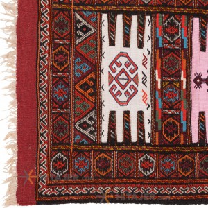 گلیم دستباف کناره طول یک و نیم متر خراسان کد 176058