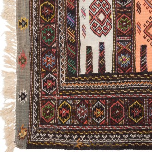 گلیم دستباف یک متری خراسان کد 176034