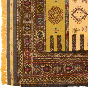 گلیم دستباف یک متری خراسان کد 176036