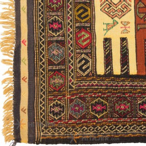 گلیم دستباف یک متری خراسان کد 176033