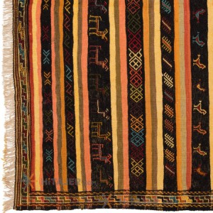 گلیم دستباف سه متری خراسان کد 176012