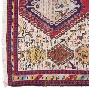 گلیم سوزنی دستباف دو متری اذربایجان کد 171017