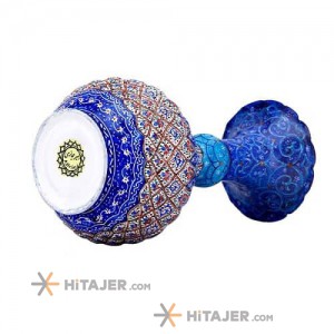 Hejazi Belly inlaid vase 20 cm