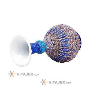 Hejazi Belly inlaid vase 20 cm