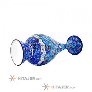 Hejazi enameling 25 cm pardaz vase