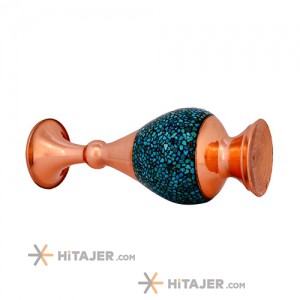 مزهرية نحاسية فيروزية حجازي