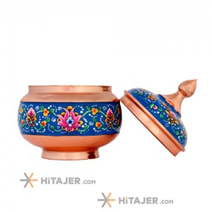 Hejazi enameling 18 cm copper and pardaz sugar