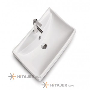 روشویی روسنگی 66 سانتی متری چینی مروارید مدل سانتا