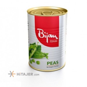 Bijan canned green peas 380g