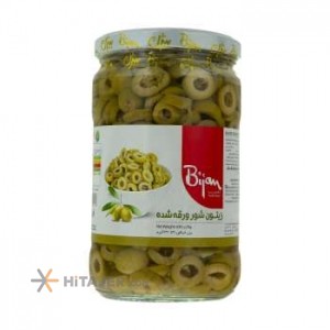 Bijan sliced salty olives 630g