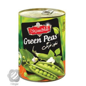 Shahsavand canned green pea 370 g