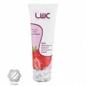 کرم مرطوب کننده عصاره توت فرنگی تیوپ عش 75 میلی گرم