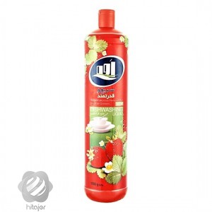 مایع ظرفشویی اوه 1 لیتر با رایحه توت فرنگی
