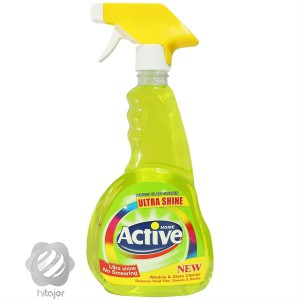 شيشه شوي سبز اکتیو 500 ملی لیتر