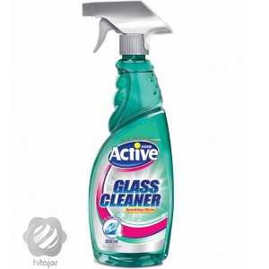 شيشه شوي ضد بخار سبز آبی 500 میلی لیتر