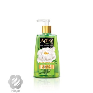 مايع دستشويي شفاف سبز اکتیو 450 گرم