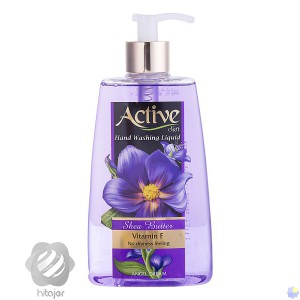 مايع دستشويي شفاف بنفش اکتیو 450 گرم