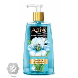 مايع دستشويي شفاف آبی اکتیو 450 گرم