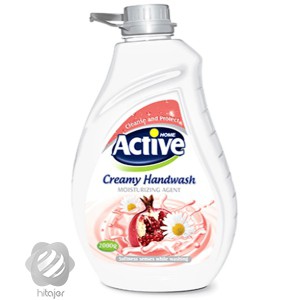مايع دستشويي کرمي صورتی اکتیو 2000 گرم
