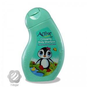 شامپو بدن کرمي بچه سبز اکتیو 250 گرم