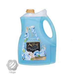مايع دستشويي صدفي حاوي پروتئين سويا آبی اکتیو 3750 گرم