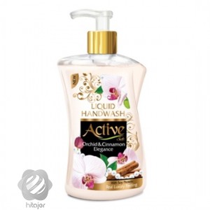 مايع دستشويي صدفي حاوي پروتئين سويا سفید اکتیو 450 گرم