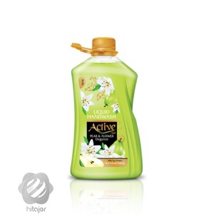 مايع دستشويي صدفي حاوي پروتئين سويا سبز اکتیو 2500 گرم