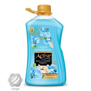 مايع دستشويي صدفي حاوي پروتئين سويا آبی اکتیو 2500 گرم