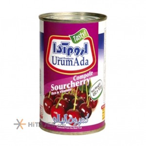 UrumAda 440 g canned black cherry compote