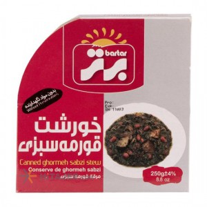 Bartar canned Ghormeh Sabzi stew250g