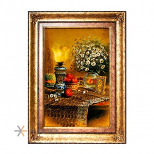 تابلو فرش دستباف طرح سفره هفت سين ايراني  کد 901106