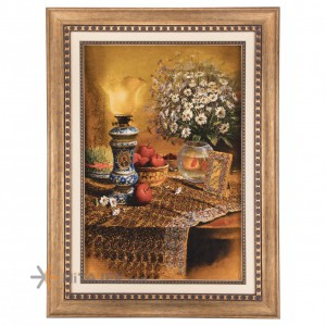 تابلو فرش دستباف سفره هفت سین ایرانی کد 901465