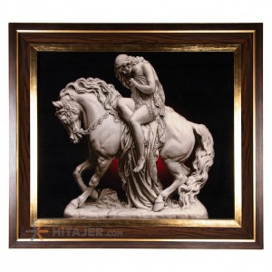 تابلو فرش دستباف طرح بانو گودیوا کد 792077