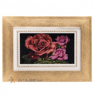 تابلو فرش دستباف گل های رز  کد 901424